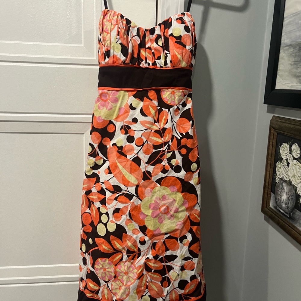 Speechless Red and Pink Sundress Spaghetti Strap Cocktail